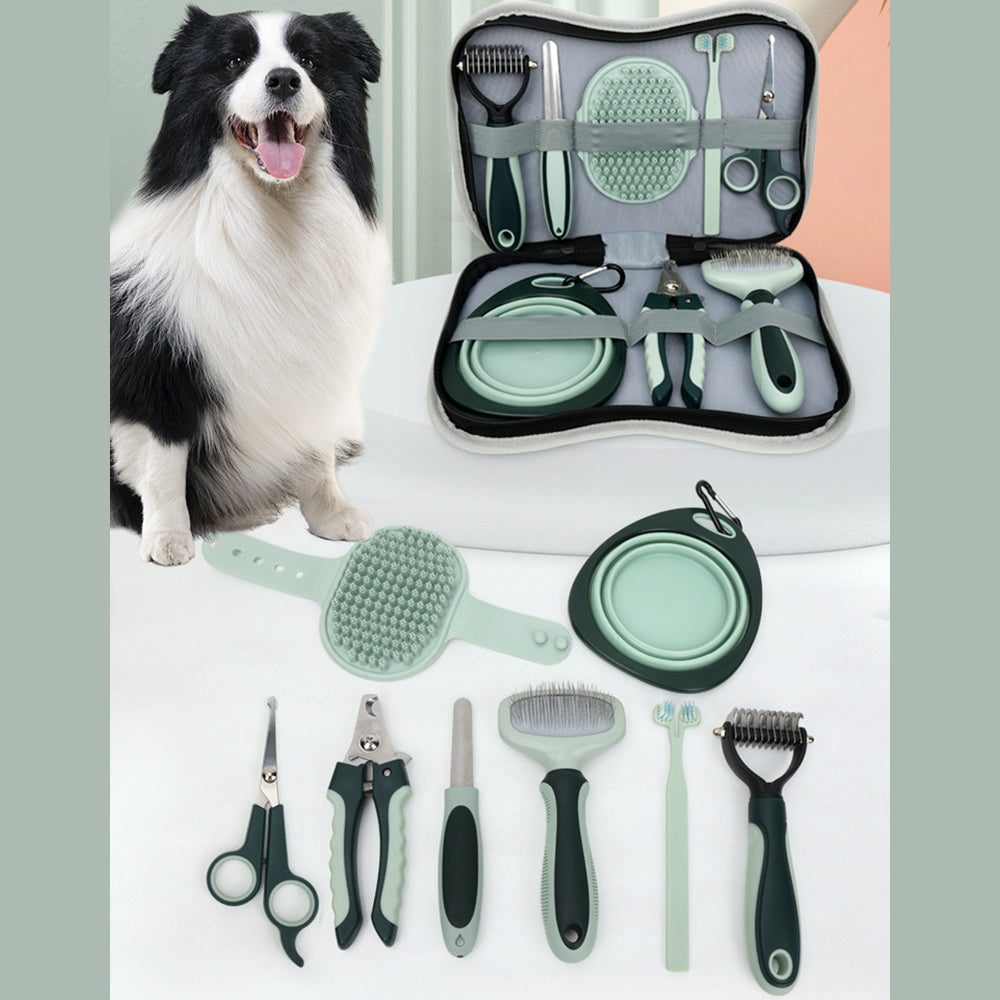 Professional Dog Grooming Clippers for Dogs & Cats – Cordless Low Noise Pet Hair Trimmer for Thick Coats