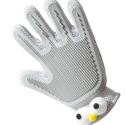 2-in-1 Pet Grooming Gloves – Deshedding Brush & Massage Gloves for Cats & Dogs